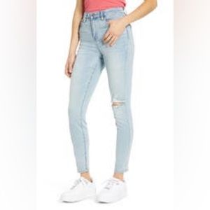 Blank NYC The Great Jones high-waist ripped skinny jeans size 26